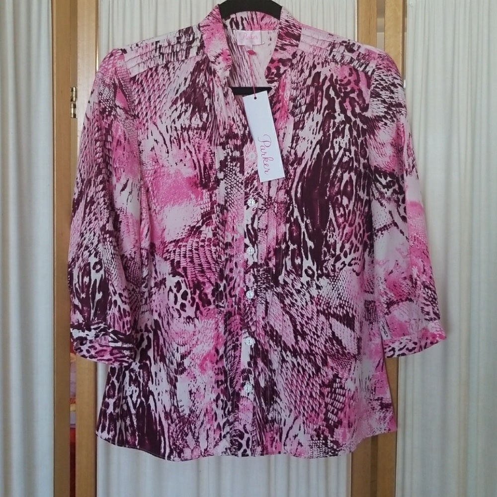Parker 100% silk blouse